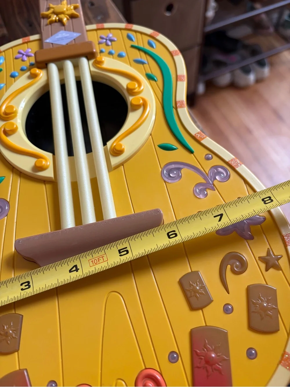 Rapunzel Colorful Musical Magical Electronic Guitar 22 inches long